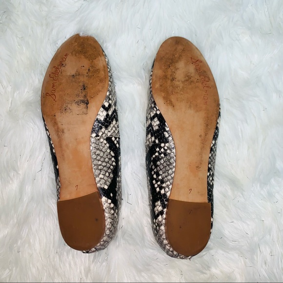Sam Edelman “Augusta” Snakeprint Ballet Flats - Picture 7 of 7